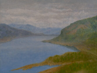 Columbia Gorge Sketch-Oil Painting - 8x6