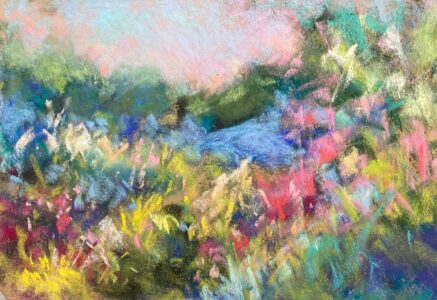 Best Representation of Spring - Barbara Barrick - Hillside Dance - 7.25 x 7.5 x 1 - $150