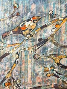 Glenda "GG" Goodrich - Birdsong 1 - 13 x 10 x 1.5 - $125