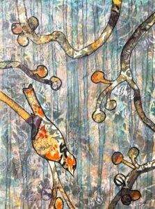 Glenda "GG" Goodrich - Birdsong 2 - 13 x 10 x 1.5 - $125