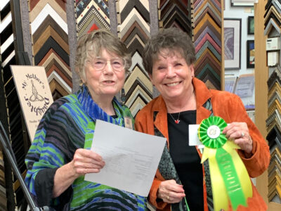 Judge Robin Humelbaugh with Lorraine Dye
