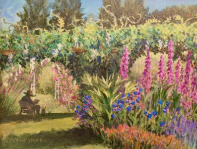 Patricia Young - Deep in the Garden - 11 x 14 x 1.5 - $215