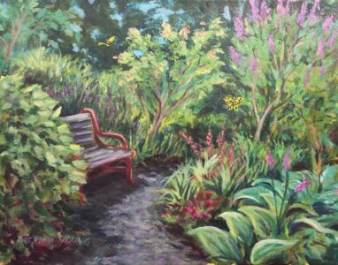 Patricia Young - Garden Retreat - 11 x 14 x 1.5 - $185