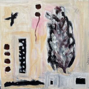 Ruth Orschel - Spirits Of The Past - 12 x 12 x 1 - $150