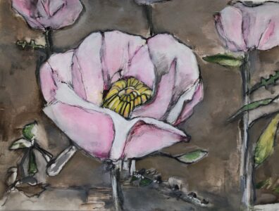 Susan Appleby - Peony in Bloom - 17 x 21 x 1 - $350