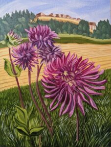 Diane Trevett - Minto Growers Field with Dahlias