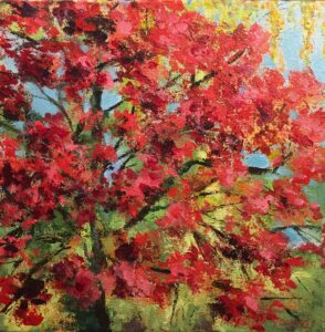 Beneath Falling Leaves - Patricia Young - Salem, Oregon
