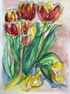 Frilly Tulips - Tricia Heiser Wente - Lafayette, Oregon
