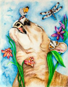 Cougar and Spring, the Trophic Cascades - Allyson Flagg-Miller - Salem