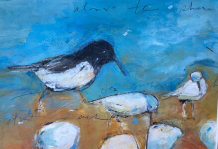 Big Bird Looking Along the Shore - Susan Appleby - Salem • Best Abstract Art