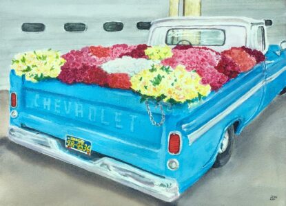 Jean Lea - Adelman Peony Pickup Display