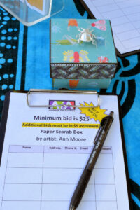Paper Scarab Box - by Ann Moore