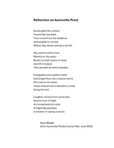 Michael Shuler - Reflection on Aumsville Pond
