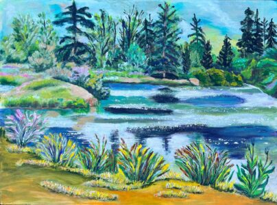 Olga Walmisley-Santiago - Aumsville Pond Serenity