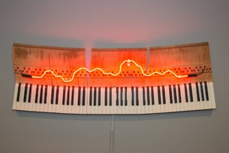 Anne Pinkowski - Notes in Neon - Best Use of Unconventional Materials