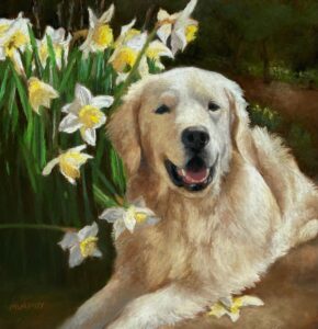 Carol Murphy - I Dig Daffodils - 15x15 - $265 - Sponsor Award, Adoptability