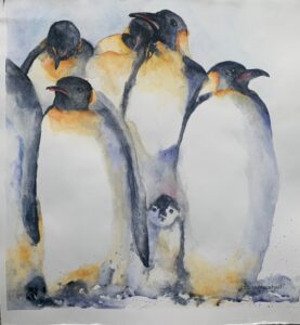 Denise Marshall - It Takes a Village - 18x17.25 - $350