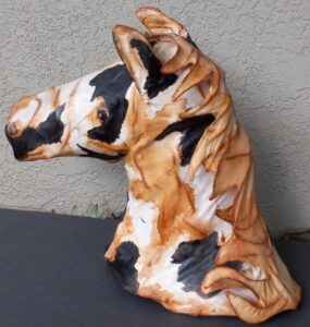 Janet Reese - Calico Colt - 18x18 - $150 - Best Use of Unconventional Materials