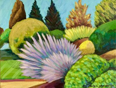 Cathie Johnson - Fall is coming in at Chemekata Cellars