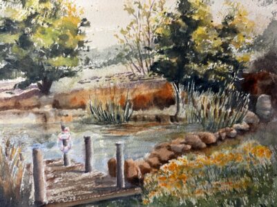 Michelle Myers - Eola Vineyard Pond