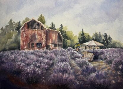 Michelle Myers - Out in the Lavender Fields