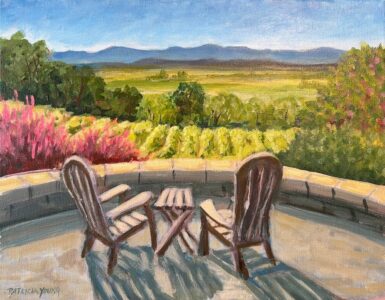 Patricia Young - Sun Bathed Vineyard - Honorable Mention