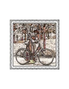 "1910 Bush Park bike ride" by Curtis Culp