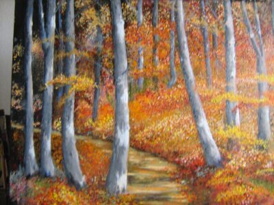 "Autumn Path" by John Eells