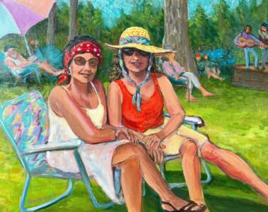 "Friendship & Blues" by Patricia Young
