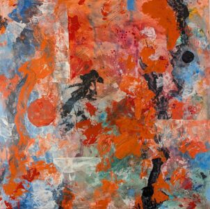 "Liberation 3-Something Red" by John Mcfadden
