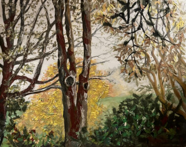 Carolyn Johnson-Bell, 'Shifting Seasons Embrace', Acrylic & Collage