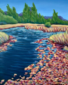 Cathie Johnson, 'Ankeny Hill ', Acrylic on canvas