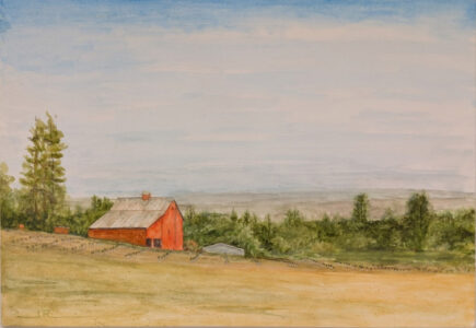 Jim Richards, 'On My Way to Redhawk Vineyard', Watercolor