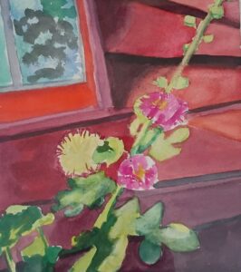 Susanne Frenz, 'En casa', watercolor